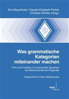 Eva Mayerthaler, Eva Winkler Mayerthaler, Christian Winkler, Claudi Elisabeth Pichler, Claudia Elisabeth Pichler, Eva Mayerthaler... - Was grammatische Kategorien miteinander machen
