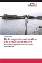 Pablo Fridman - De la angustia sintomática a la angustia operativa