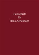 Uwe Hellmann, Christian Schröder, Uwe Hellmann, Christian Schröder - Festschrift für Hans Achenbach