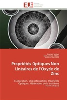 Mohamme Addou, Mohammed Addou, Collectif, Bouchta Sahraoui, Zouhai Sofiani, Zouhair Sofiani - Proprietes optiques non lineaires