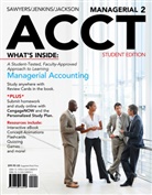 Steve Jackson, Greg Jenkins, Roby Sawyers - Managerial ACCT2 (with CengageNOW with eBook Printed Access Card), m.  Buch, m.  Online-Zugang; .