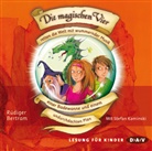 Rüdiger Bertram, Stefan Kaminski - Die magischen Vier retten die Welt mit wummernder Musik, einer Badewanne und einem undurchdachten Plan, 2 Audio-CDs (Hörbuch)