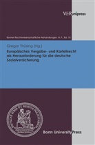 Ud Di Fabio, Udo Di Fabio, Udo Di Fabio, Urs Kindhäuser, Urs Kindhäuser u a, Gregor Thüsing - Europäisches Vergabe- und Kartellrecht als Herausforderung für die deutsche Sozialversicherung