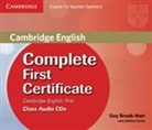 Guy Brook-Hart - Complete First Certificate for Spanish Speakers Class Audio Cds (Hörbuch)
