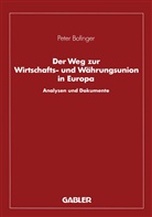 Peter Bofinger - Der Weg zur Wirtschafts- und Währungsunion in Europa