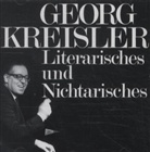 Georg Kreisler - Literarisches und Nichtarisches, 1 CD-Audio (Livre audio)