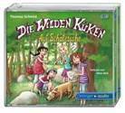 Thomas Schmid, Edda Skibbe, Anne Moll, Edda Skibbe - Die Wilden Küken 5. Auf Schatzsuche, 3 Audio-CD (Audio book)