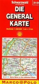 Die Generalkarten Deutschland - Bl.21/24: Schwarzwald