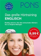 PONS Das große Hörtraining Englisch, 3 MP3-CDs + Begleitbuch (Audio book)