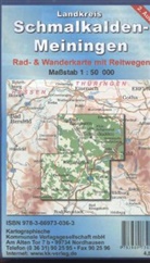 KKV Rad- und Wanderkarte: KKV Rad- und Wanderkarte Landkreis Schmalkalden-Meiningen