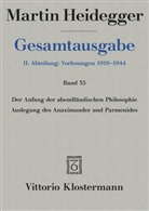 Martin Heidegger, Pete Trawny, Peter Trawny - Gesamtausgabe - 35: Der Anfang der abendländischen Philosophie