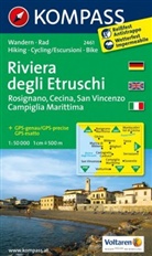 Kompass Karten: Kompass Karte Riviera degli Etruschi