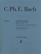 Carl Ph. E. Bach, Carl Philipp Emanuel Bach, Wolfram Enßlin, Ernst-Günter Heinemann - Carl Philipp Emanuel Bach - Gambensonaten Wq 88, 136, 137