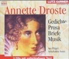 Annette von Droste-Hülshoff, Lutz Görner - Annette Droste, 3 Audio-CDs (Audio book)