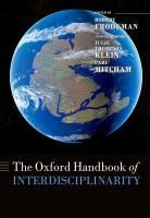 Robert Frodeman, Robert/ Klein Frodeman, Julie Thompson Klein, Carl Mitcham - The Oxford Handbook of Interdisciplinarity