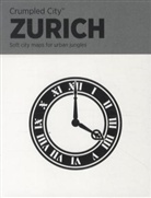 Emanuele Pizolorusso, Emanuele Pizzolorusso - Crumpled City Map, English edition: Zurich Crumpled City Map