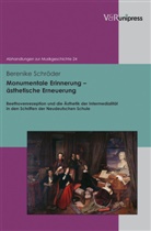 Berenike SchrÃ¶der, Berenike Schröder, Jürgen Heidrich, Han Joachim Marx, Hans Joachim Marx, Ulrich Konrad u a - Monumentale Erinnerung - ästhetische Erneuerung