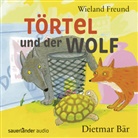 Dietmar Bär, Wieland Freund, Kerstin Meyer - Törtel und der Wolf, 2 Audio-CDs (Audio book)