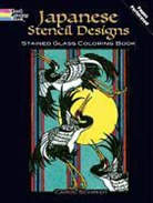 Coloring Books, Carol Schmidt, Schmidt Carol - Japanese Stencil Designs Stained Glass Coloring Book
