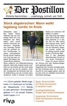 Stefan Sichermann, Stefa Sichermann, Stefan Sichermann - Der Postillon - Stock abgebrochen: Mann walkt tagelang nordic im Kreis