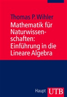 Thomas Wihler, Thomas P. Wihler - Mathematik für Naturwissenschaften: Einführung in die Lineare Algebra