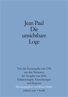 Jean Paul, Jean Paul Jean Paul, Jean Paul, Klau Pauler, Klaus Pauler - Unsichtbare Loge