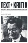 Heinz Ludwig Arnold - Egon Erwin Kisch