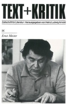 Heinz L. Arnold, Heinz Ludwig Arnold - Text + Kritik - 96: Ernst Meister