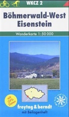 Freytag Berndt Wanderkarten: Freytag & Berndt Wander-, Rad- und Freizeitkarte Böhmerwald-West, Eisenstein