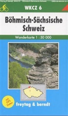 Freytag Berndt Wanderkarten: Freytag & Berndt Wander-, Rad- und Freizeitkarte Böhmisch-Sächsische Schweiz