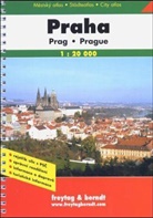 Freytag Berndt Stadtplan: Freytag & Berndt Stadtplan Prag. Praha. Prague