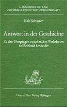 Ralf Schuster - Antwort in der Geschichte