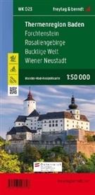 Freytag-Berndt und Artaria KG, Freytag-Bernd und Artaria KG, Freytag-Berndt und Artaria KG - Freytag Berndt Wanderkarten: Thermenregion Baden - Forchtenstein - Rosaliengebirge  - Bucklige Welt - Wiener Neustadt