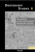Horst-Jürge Gerigk, Horst-Jürgen Gerigk - Dostoevsky Studies. Bd.6/2002