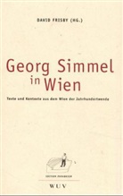 Frisby, Georg Simmel, David Frisby, David P. Frisby - Georg Simmel in Wien