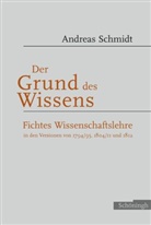Andreas Schmidt - Der Grund des Wissens
