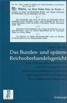 Sabine Winkler - Das Bundes- und spätere Reichsoberhandelsgericht