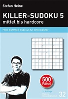 Stefan Heine, Stefa Heine, Stefan Heine - Killer-Sudoku 5 - mittel bis hardcore. Bd.5
