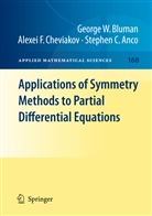 Stephen Anco, Stephen C. Anco, George Bluman, George W Bluman, George W. Bluman, Alexei Cheviakov... - Applications of  Symmetry Methods to Partial Differential Equations
