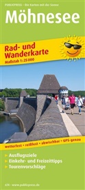 PublicPress Rad- und Wanderkarte: PublicPress Rad- und Wanderkarte Möhnesee