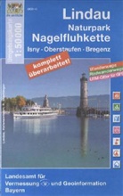 1:50. 000, Landesam für Digitalisierung  Breitband u - Topographische Karten Bayern - Bl.45: Topographische Karte Bayern Lindau, Naturpark Nagelfluhkette