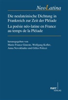 Marie-France Guipponi-Gineste, Marie-France Gineste, Marie-France Guipponi-Gineste, Prof. Dr. Wolfgang Kofler, Wolfgan Kofler, Wolfgang Kofler... - Die neulateinische Dichtung in Frankreich zur Zeit der Pléiade / La Poésie néo-latine en France au temps de la Pléiade