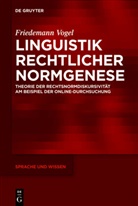 Friedemann Vogel - Linguistik rechtlicher Normgenese