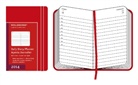 Moleskine Daily Planner, red hardcover 2013