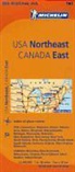 Michelin, Michelin Travel &amp; Lifestyle, Michelin Travel &amp; Lifestyle - Michelin Usa: Northeast, Canada: East Map 583