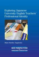 Diane Nagatomo, Diane Hawley Nagatomo - Exploring Japanese University English Teachers' Professional Identity