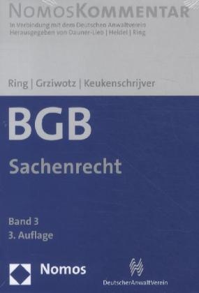 Barbara Dauner-Lieb,  Grziwot, Herber Grziwotz, Herbert Grziwotz, Thomas Heidel,  Keukenschrijver... - BGB, Kommentar - 3: Bürgerliches Gesetzbuch (BGB) - Sachenrecht §§ 854-1296