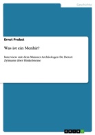 Ernst Probst - Was ist ein Menhir?