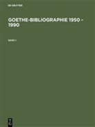 Siegfried Seifert, Johann Wolfgang von Goethe - Goethe-Bibliographie 1950 - 1990, 3 Teile