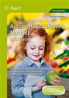 Sandra Kraus, Sandr Sommer, Sandra Sommer - Action-Hausaufgaben Mathe 3./4. Klasse